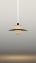 Luna Pendant Light in Frosted Glass