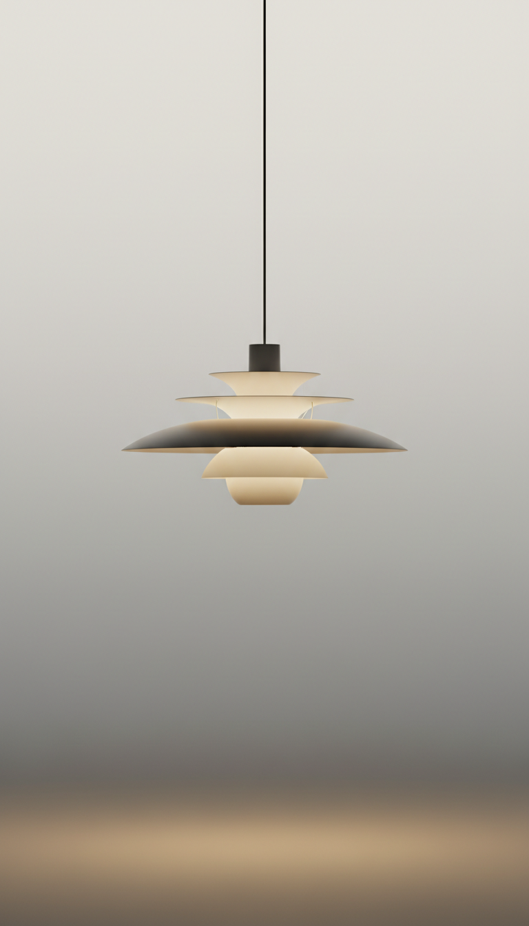 Luna Pendant Light in Frosted Glass