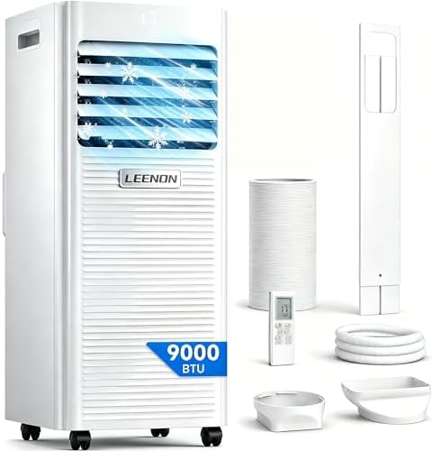 Vivotee Climatizzatore Portatile 9000 BTU con Deumidificatore e Ventola