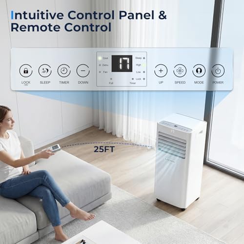Vivotee Climatizzatore Portatile 9000 BTU con Deumidificatore e Ventola - vista 6